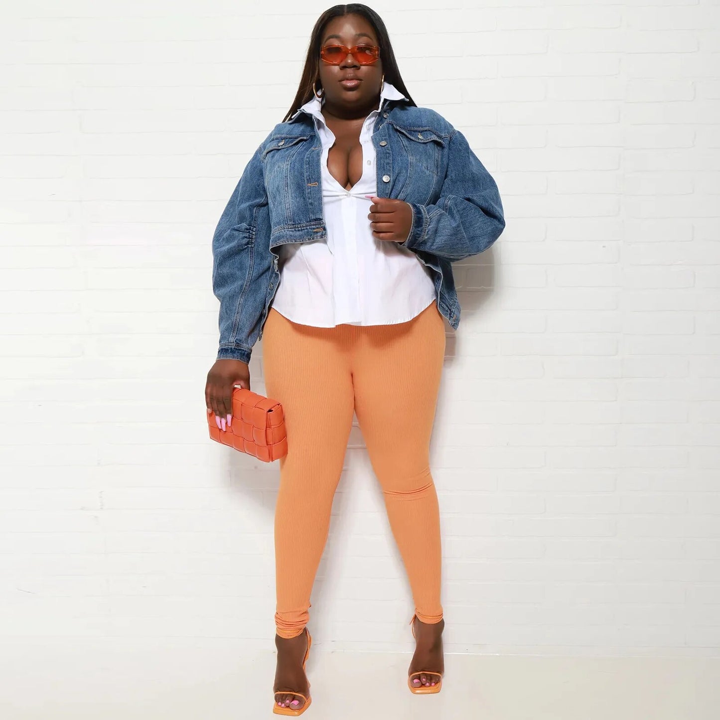 Turn-down Denim Jacket