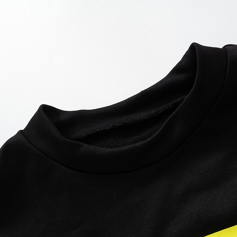 Long Sleeve Black Boss Babe Crop Top