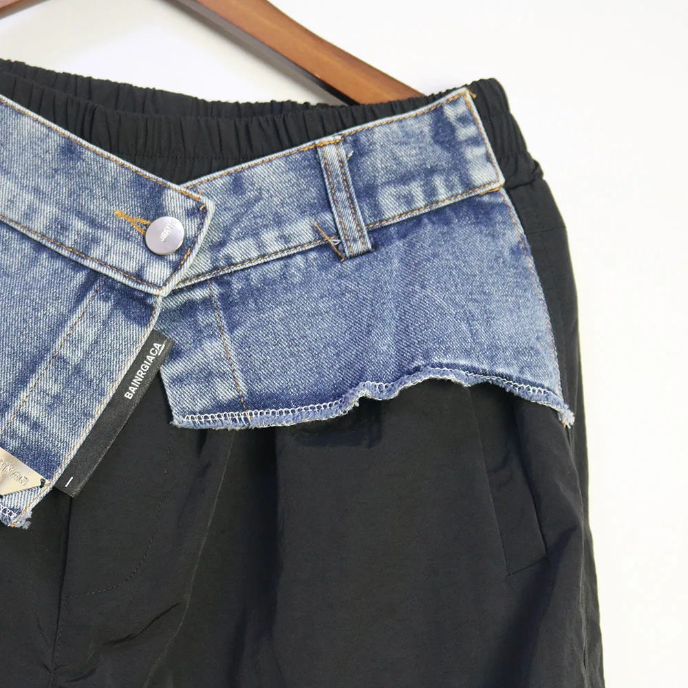 Denim Fashion Cargo Pants