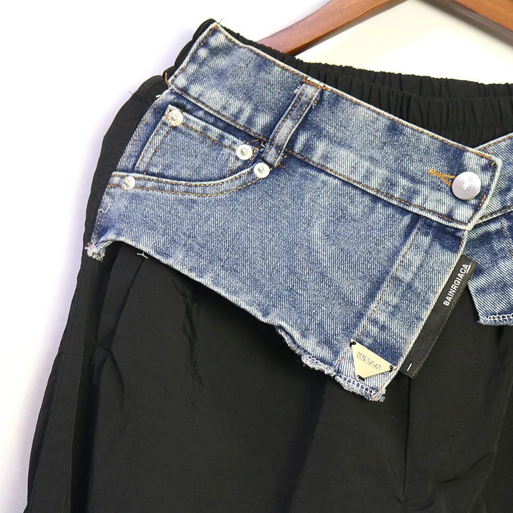 Denim Fashion Cargo Pants