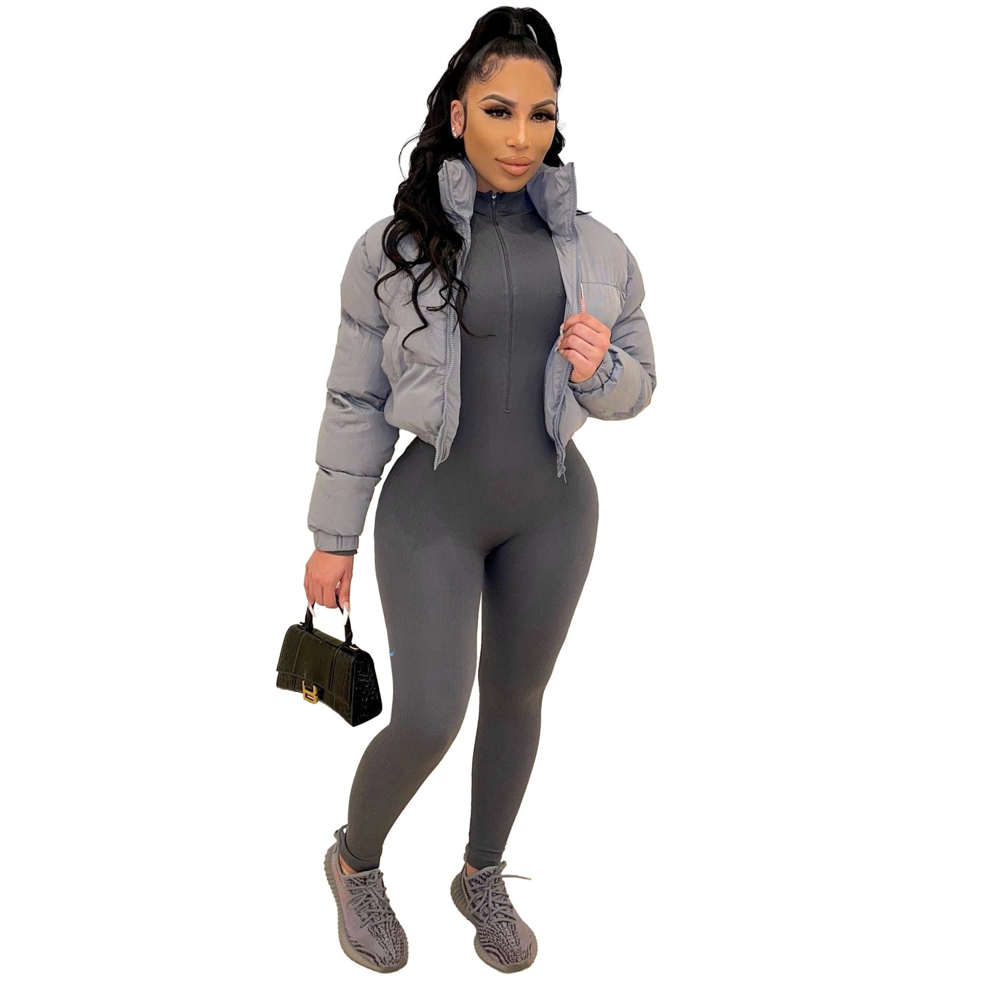 cute cropped puffer jackets
