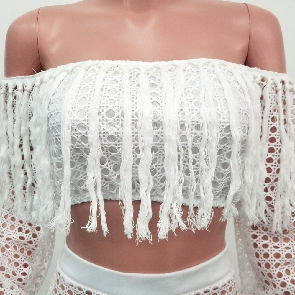 Piece Women Crop Swim Cover up skirt