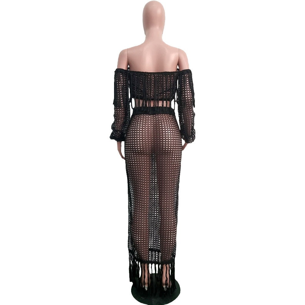 Piece Women Crop Swim Cover up skirt
