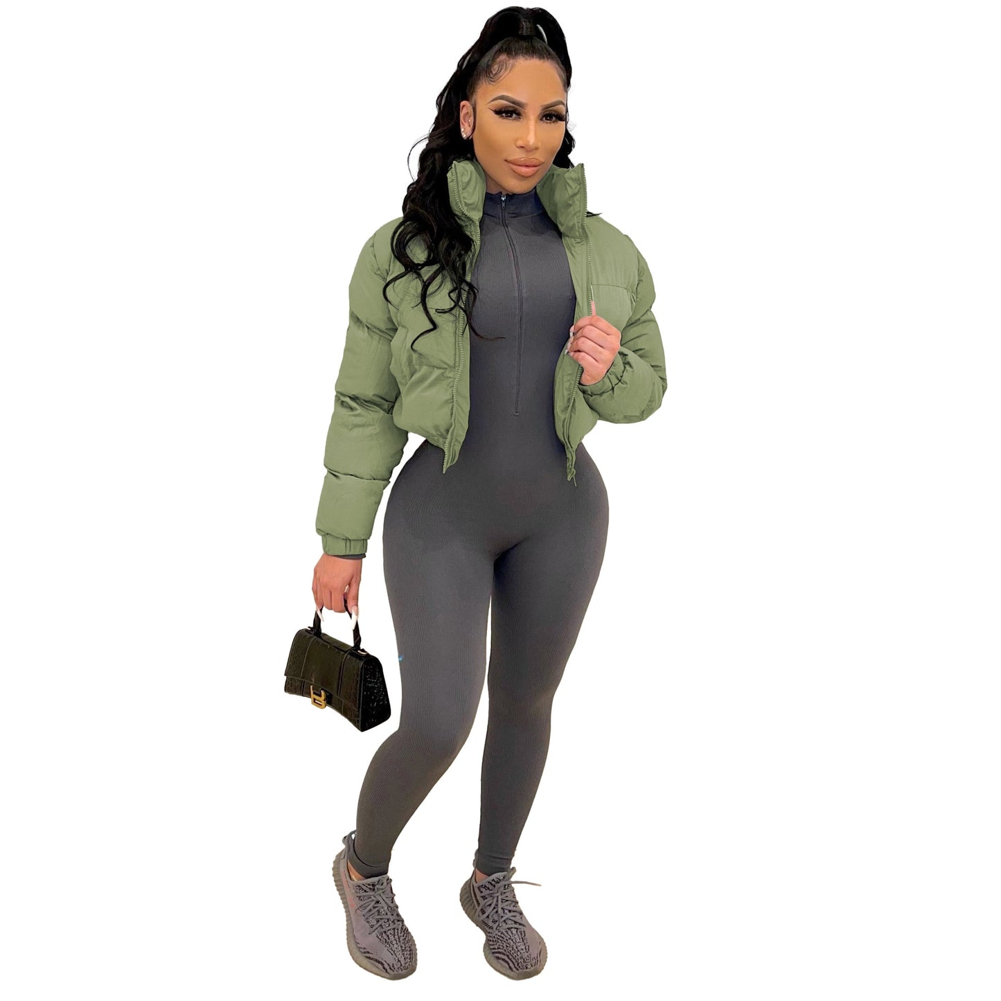 cute cropped puffer jackets