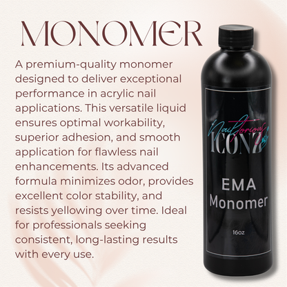 Nailtorious Iconz EMA Medium-Speed Monomer