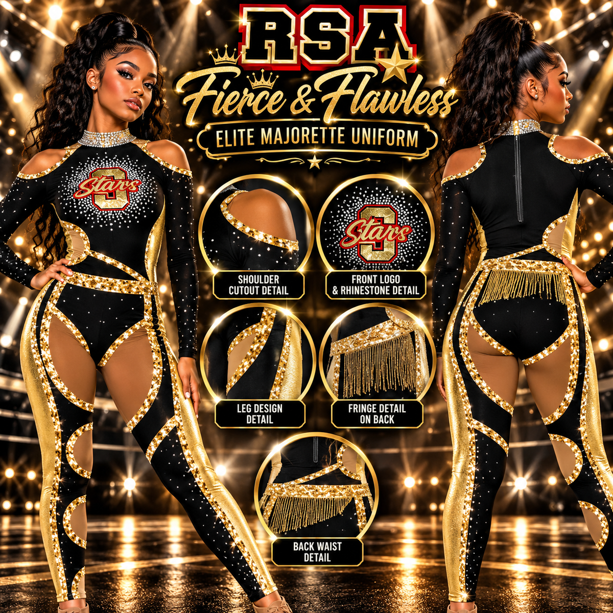 RSA Fierce & Flawless Elite Majorette Uniform