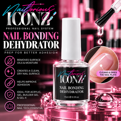 Nailtorious Iconz Nail Bonding Dehydrator – 15ml Professional Nail Prep