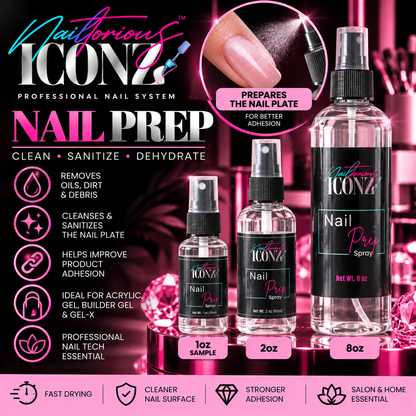 Nailtorious Iconz Nail Prep Spray