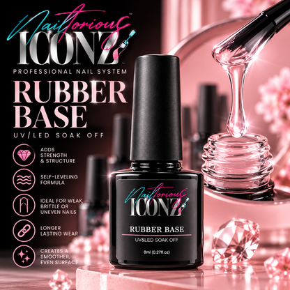 Nailtorious Iconz Rubber Base – 8 ml