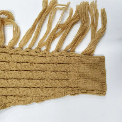 Tassel Knit Sweater & Pant Set