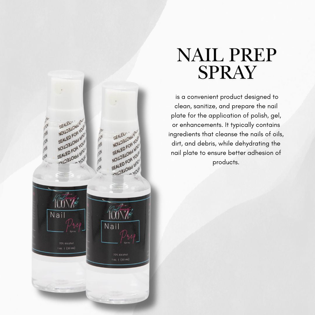 Nail prep spray