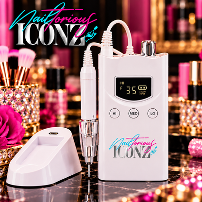 Nailtorious Iconz Professional Brushless E-File Nail Drill | 35,000 RPM