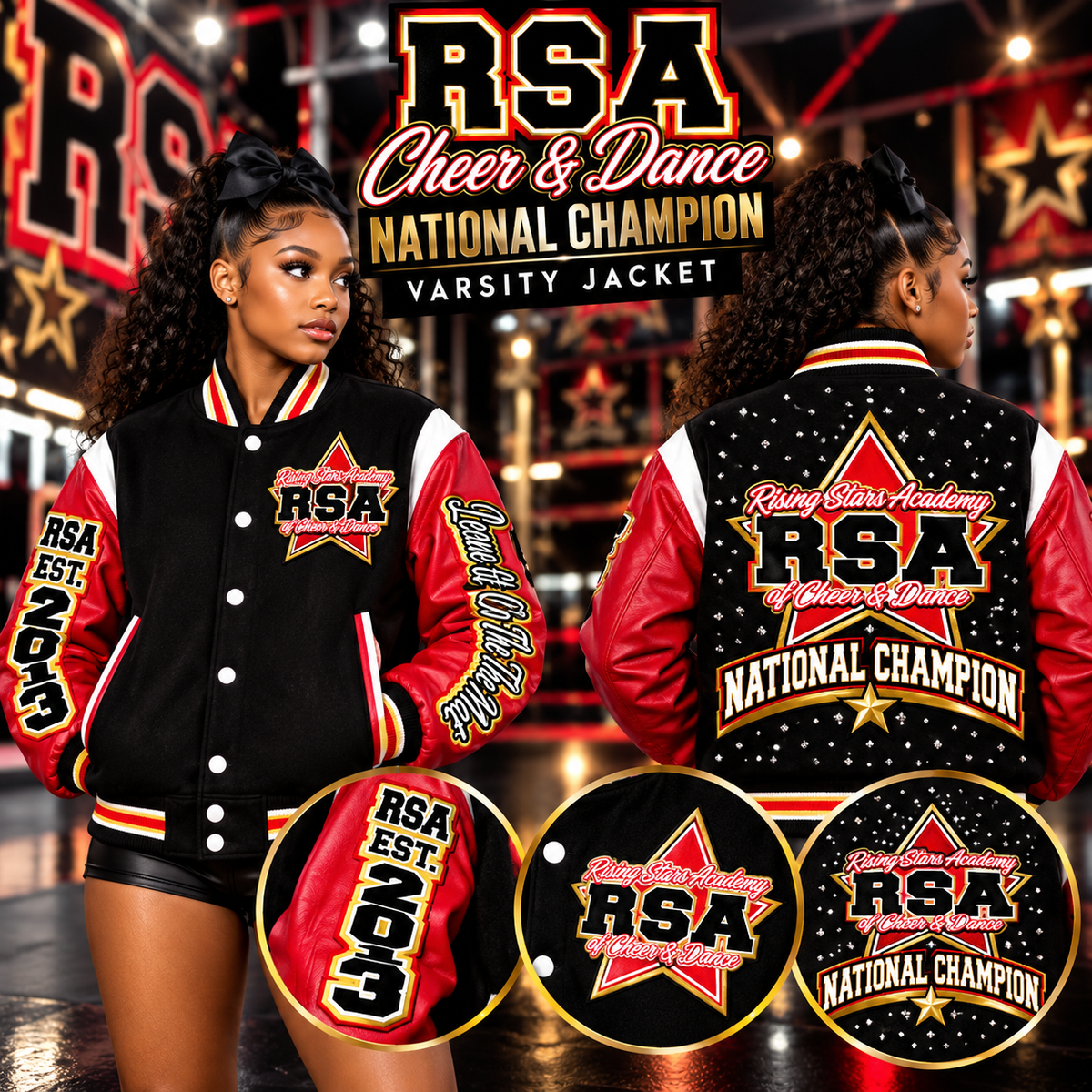 RSA Cheer & Dance National Champion Varsity Jacket