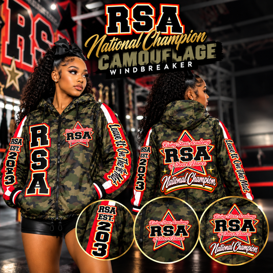 RSA National Champion Camouflage Windbreaker