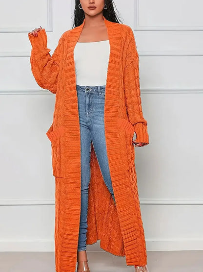 Super Long Cardigan With Pockets