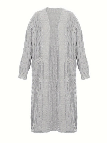 Super Long Cardigan With Pockets
