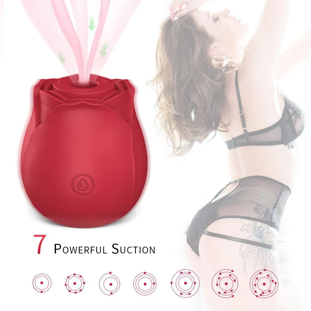 Rose Vibrator Nipple Sucker