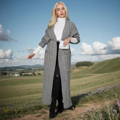 Super Long Cardigan With Pockets