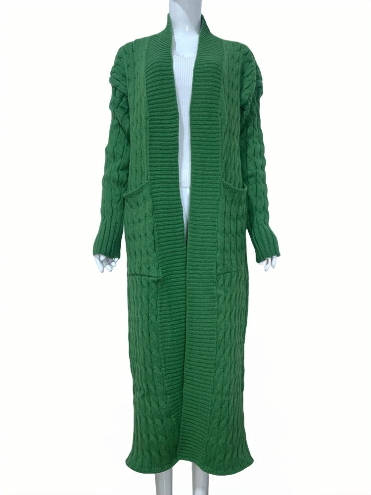 Super Long Cardigan With Pockets