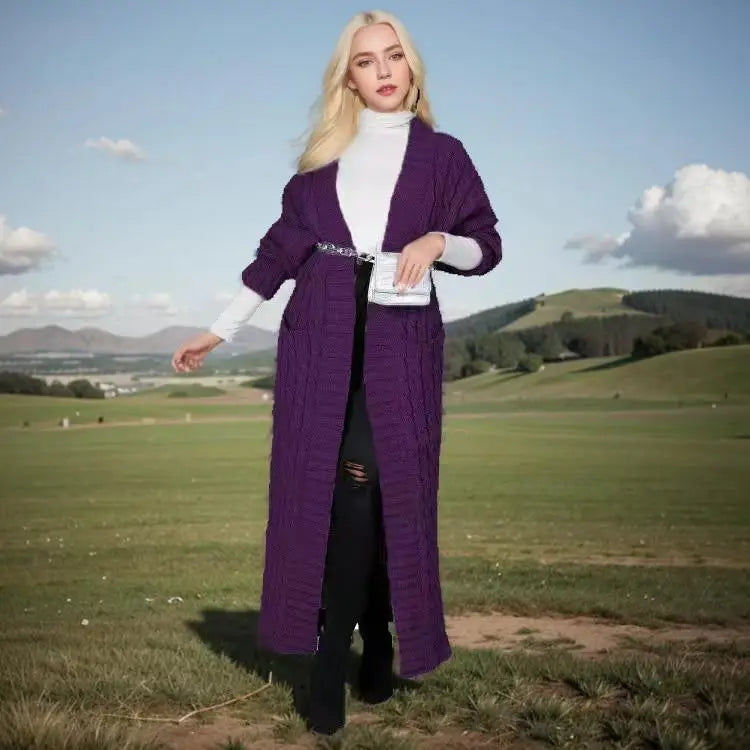 Super Long Cardigan With Pockets
