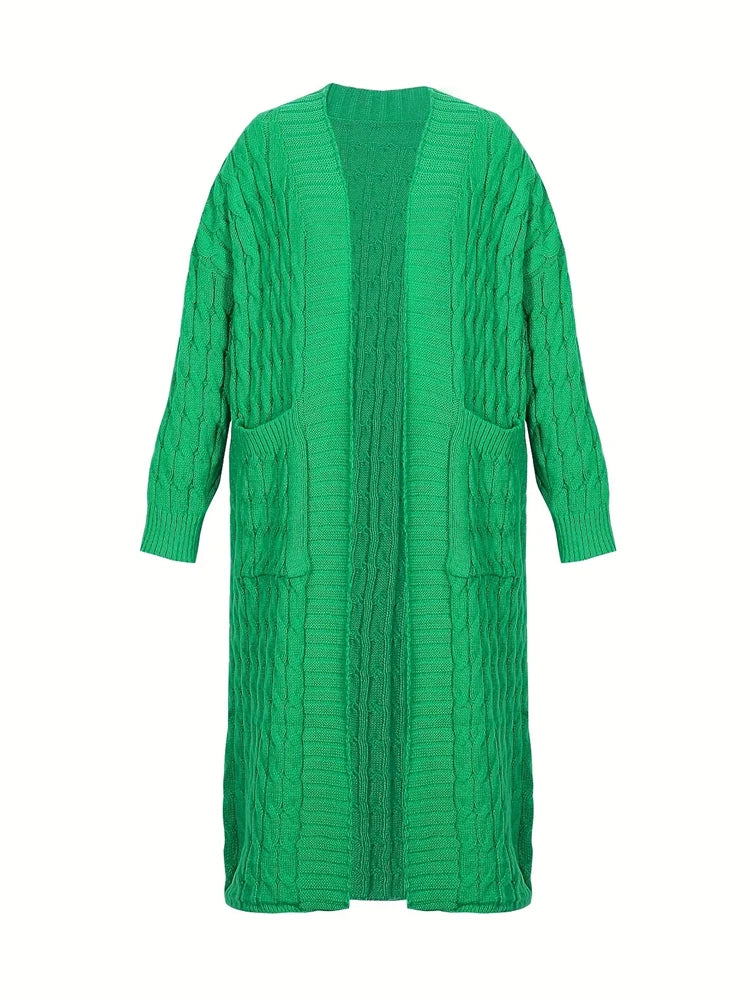 Super Long Cardigan With Pockets