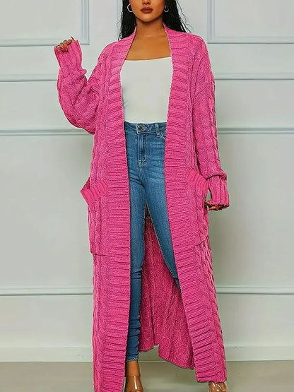 Super Long Cardigan With Pockets