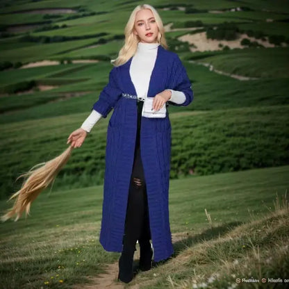 Super Long Cardigan With Pockets