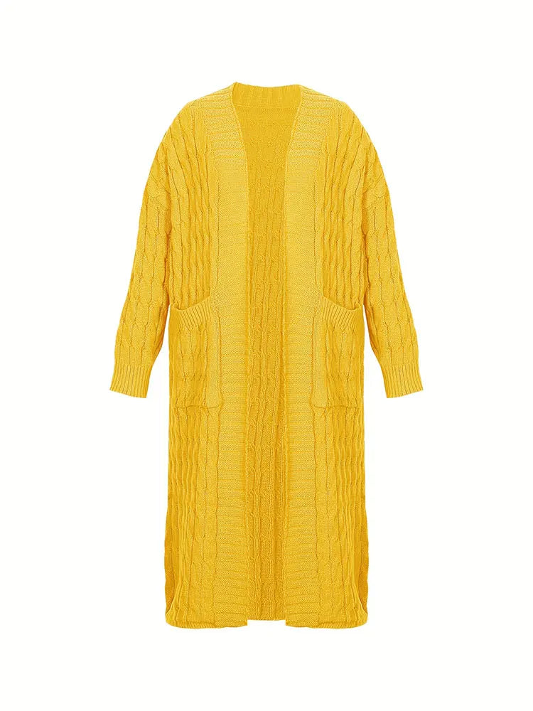 Super Long Cardigan With Pockets