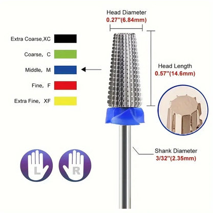 Professional Ceramic 5 in 1  Nail Drill Bit