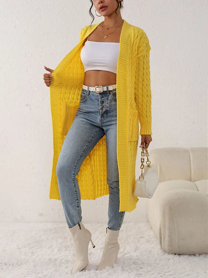Super Long Cardigan With Pockets