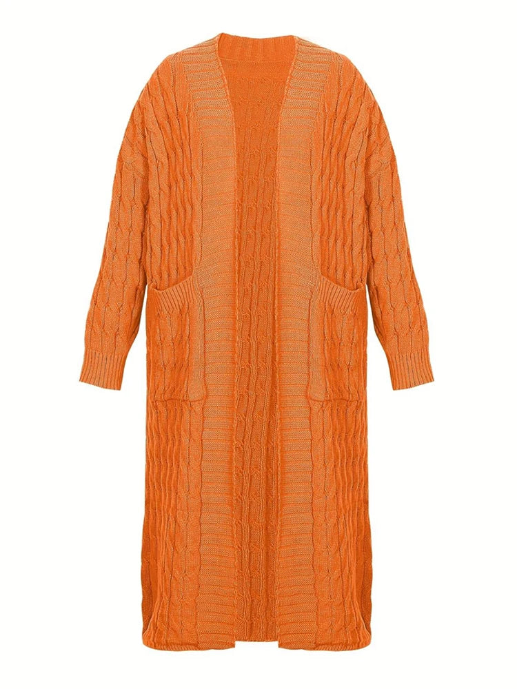 Super Long Cardigan With Pockets