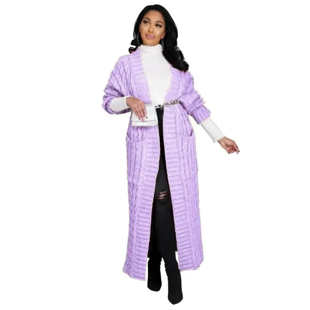 Super Long Cardigan With Pockets