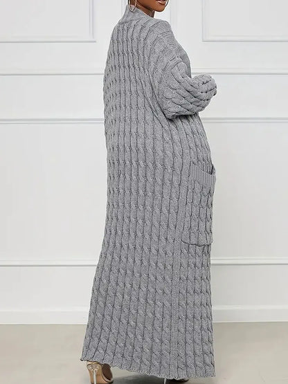 Super Long Cardigan With Pockets