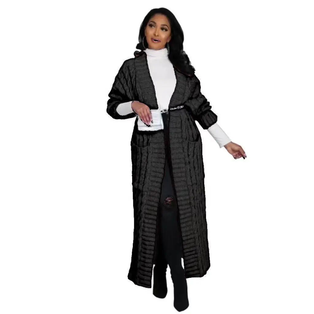 Super Long Cardigan With Pockets