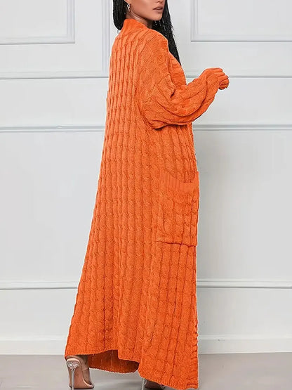 Super Long Cardigan With Pockets