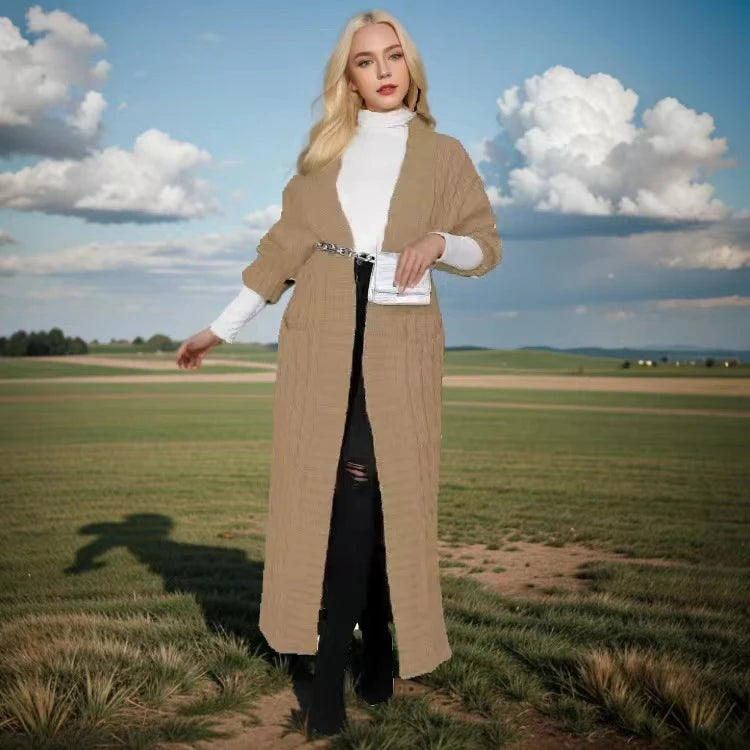 Super Long Cardigan With Pockets