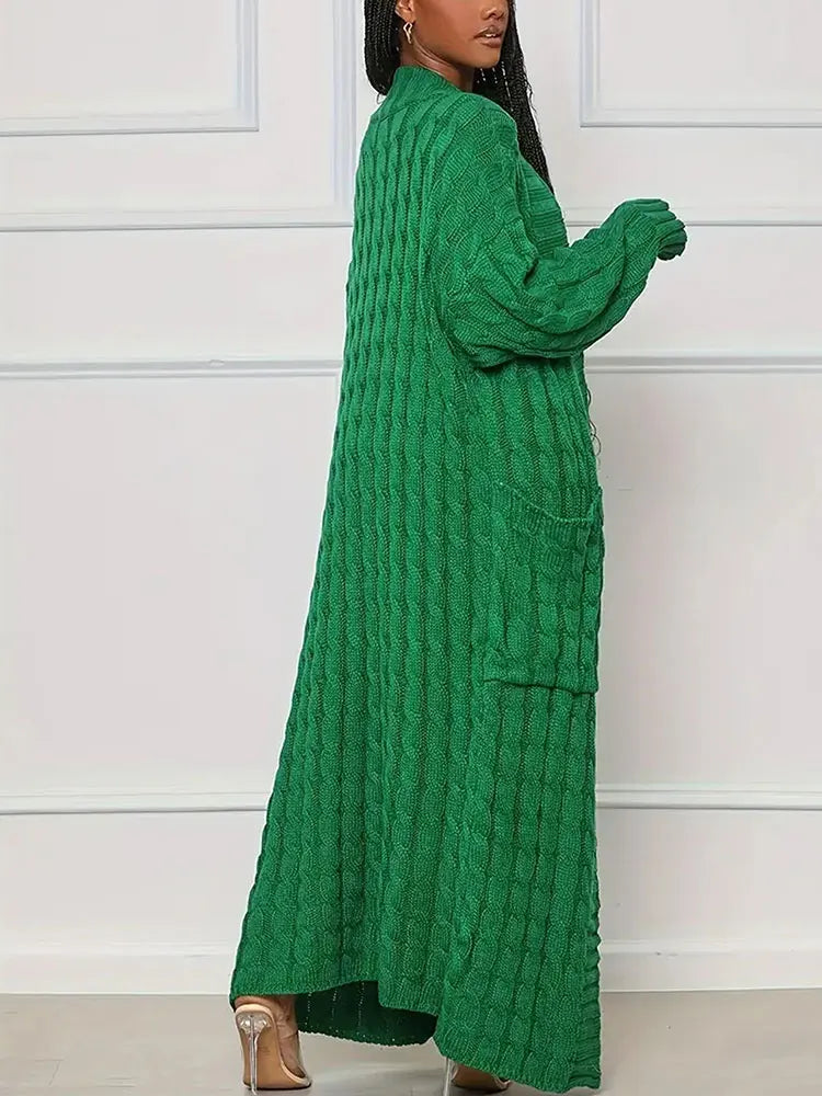 Super Long Cardigan With Pockets