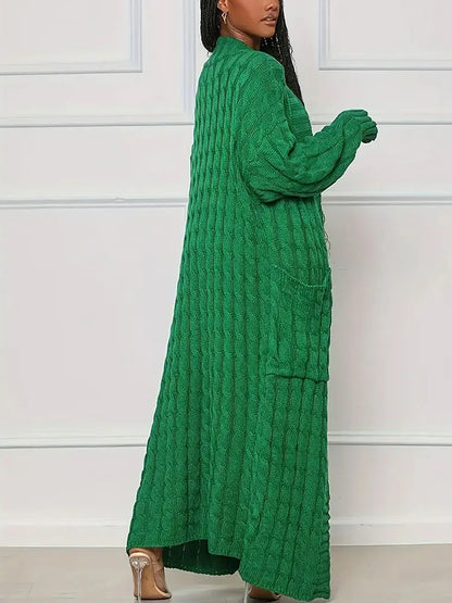 Super Long Cardigan With Pockets