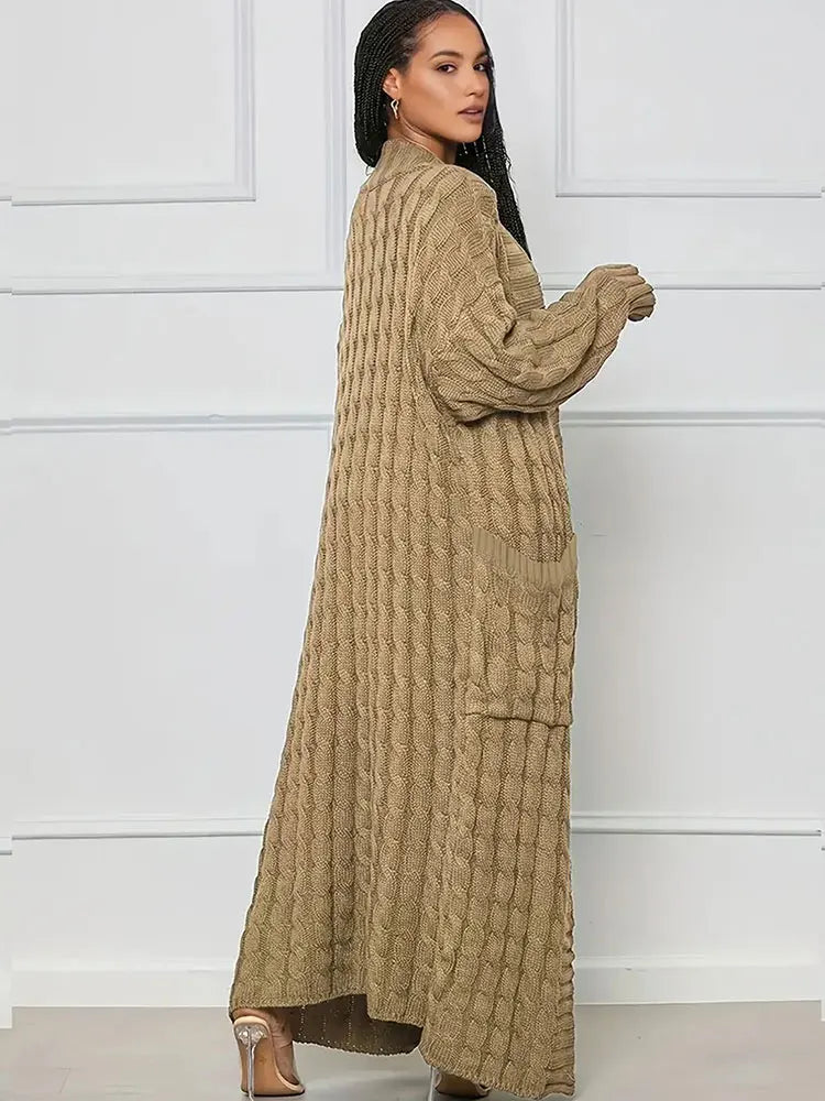 Super Long Cardigan With Pockets