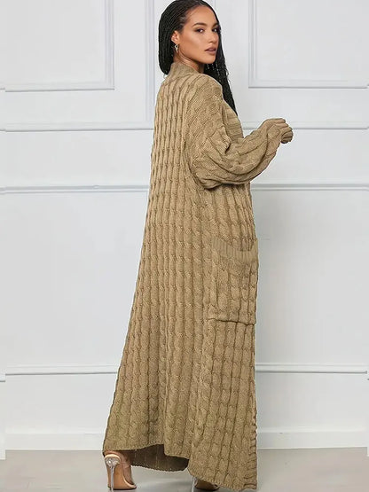 Super Long Cardigan With Pockets