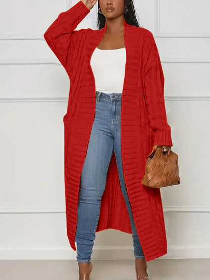 Super Long Cardigan With Pockets