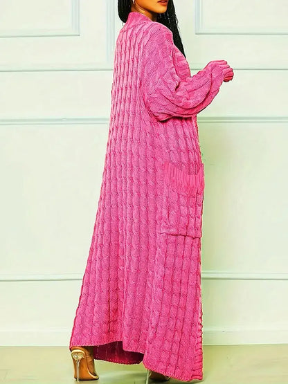 Super Long Cardigan With Pockets