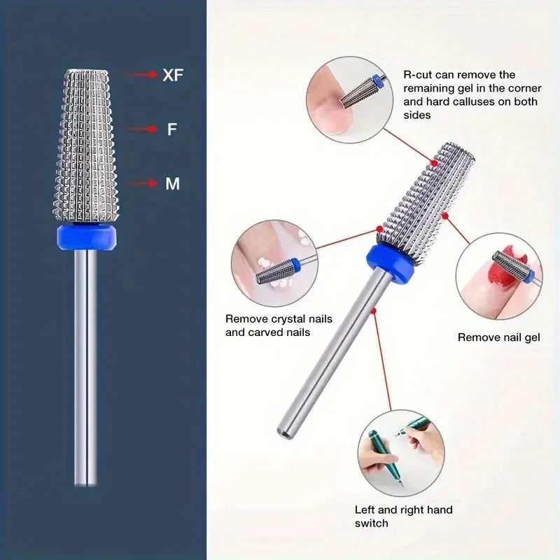Professional Ceramic 5 in 1  Nail Drill Bit