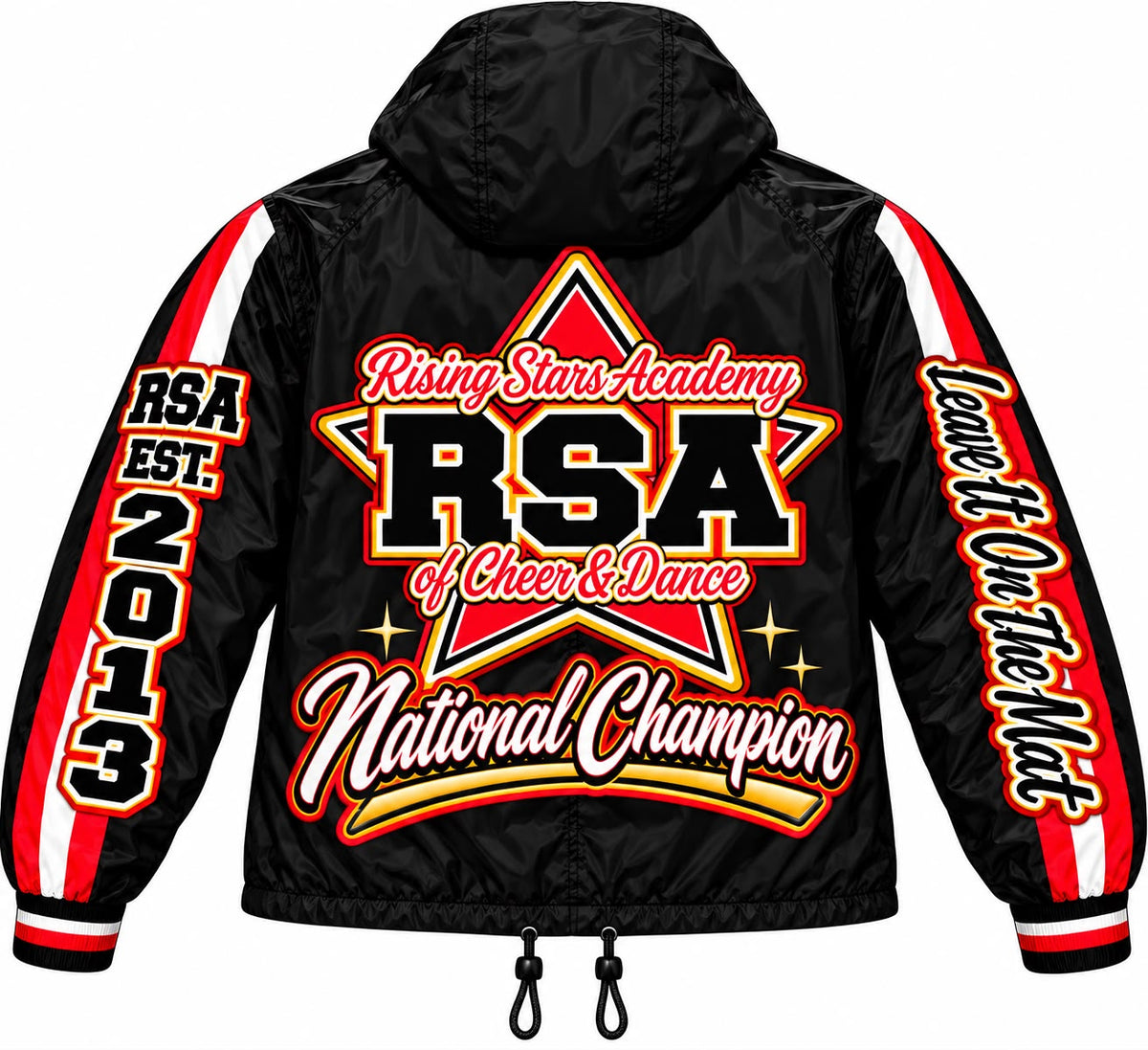 RSA National Champion Black Windbreaker Jacket