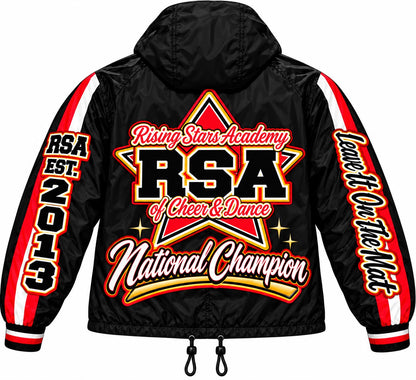 RSA National Champion Black Windbreaker Jacket