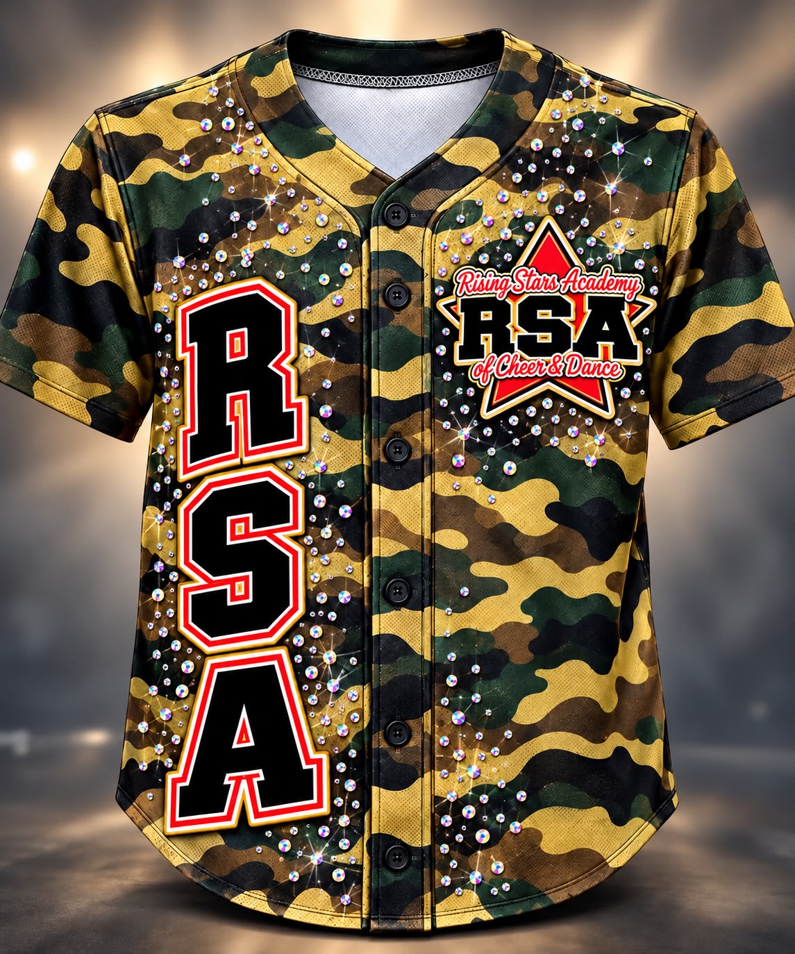 RSA Baseball Jersey with Rhinestones