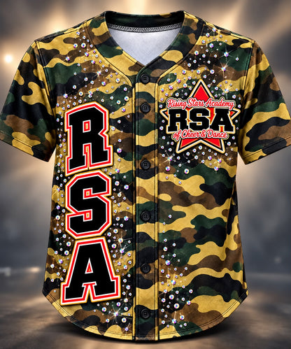 RSA Baseball Jersey with Rhinestones