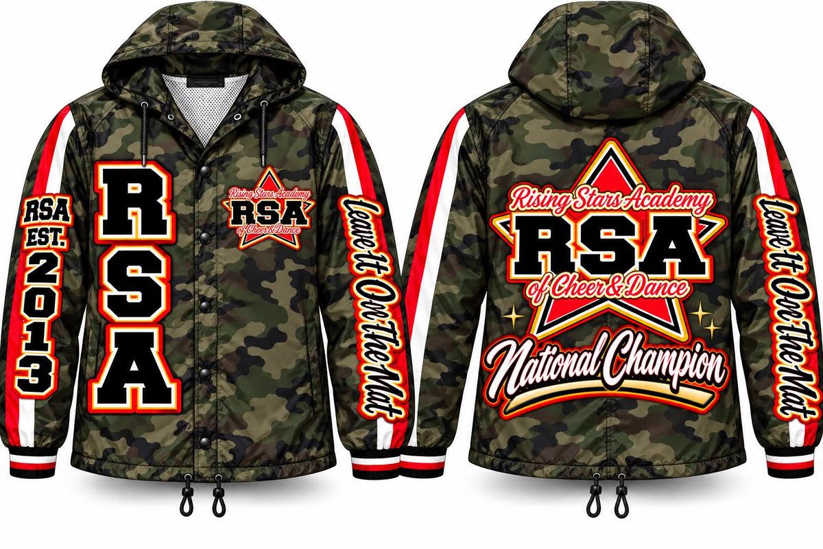 RSA National Champion Camouflage Windbreaker