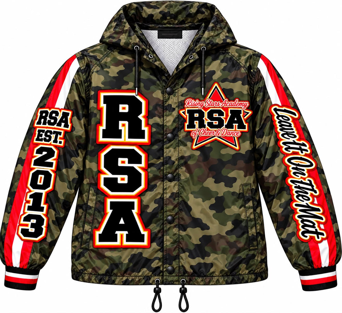 RSA National Champion Camouflage Windbreaker