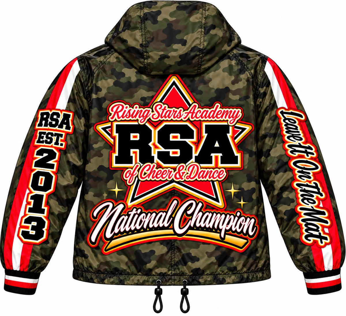 RSA National Champion Camouflage Windbreaker